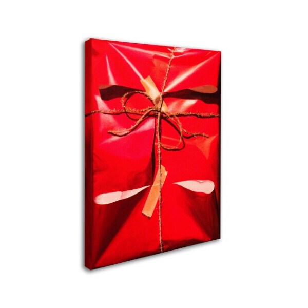 Roderick Stevens 'Red Wrap' Canvas Art,14x19